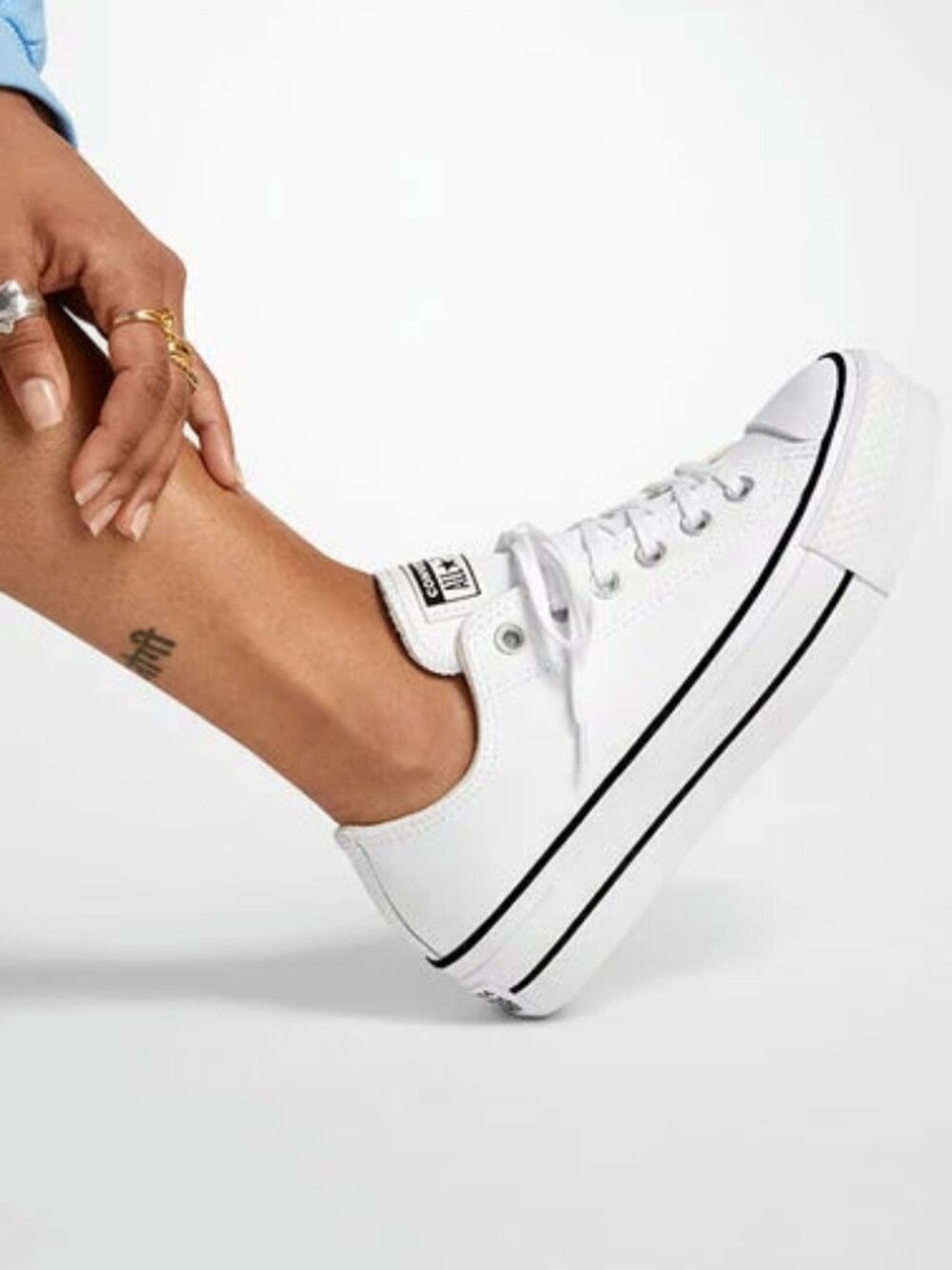 NIB Converse Chuck Taylor All Star Platform Low Top Sneakers Women's Size 6